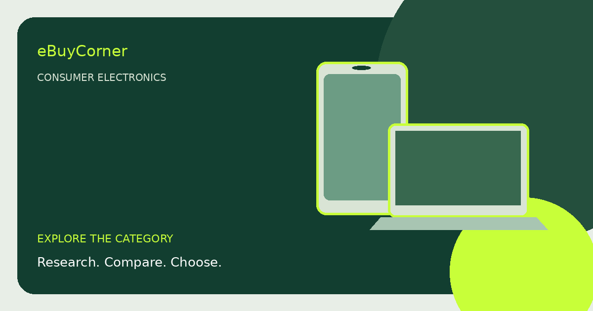 Consumer Electronics editorial illustration