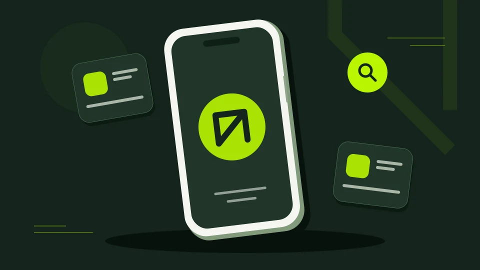 Editorial phone illustration