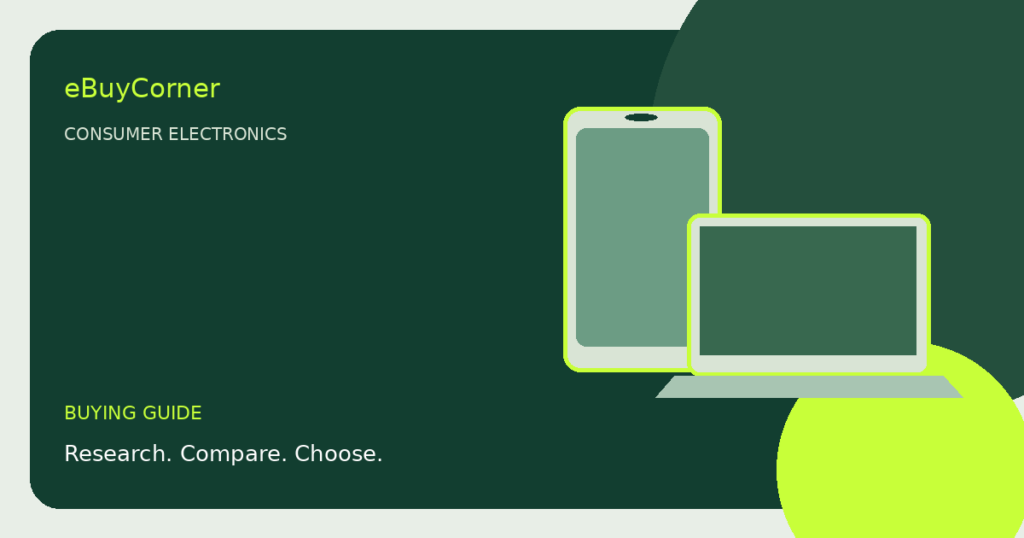 How to compare everyday electronics without getting lost in specs — original editorial illustration